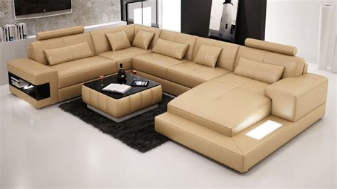 Modern Seattle Luxury Sofa Set Leather Corner Sofa Corner Sofa