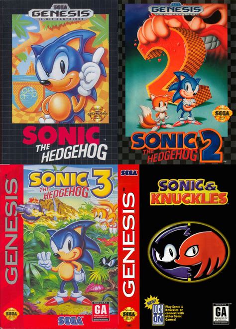 Sonic The Hedgehog Genesis Box Art Collage By Marioandsonic999 On