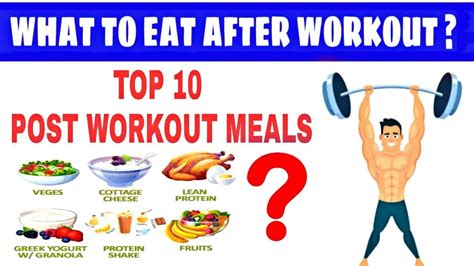 What To Eat After Gym 10 Best Post Workout Food Youtube
