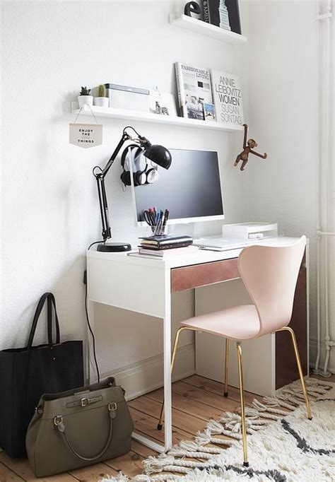 Delta children mysize chair desk with storage bin in bianca white. 30 Delightful Feminine Home Office Furniture Ideas - DigsDigs