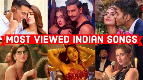 Top 50 Most Viewed Indian Songs On Youtube Of All Time Most Watched