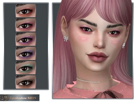 Sims Eyeshadow NB By MSQSIMS Base Game Teen Elder Female Male Swatches EA