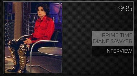 Michael Jackson Prime Time Interview With Diane Sawyer 50fps Youtube