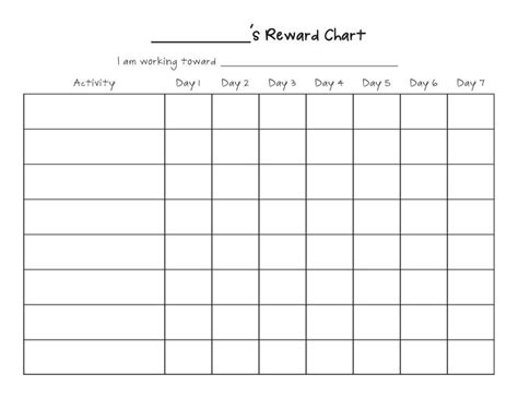 Then each time your child does something good, either draw a positive symbol on the chart or place a sticker on it. Free Printable Blank Charts | printable blank charts image search results | charts | Pinterest ...