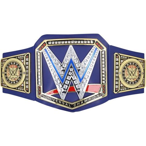 Smackdown Universal Championship Toy Title Belt Blue Wwe Belts Wwe