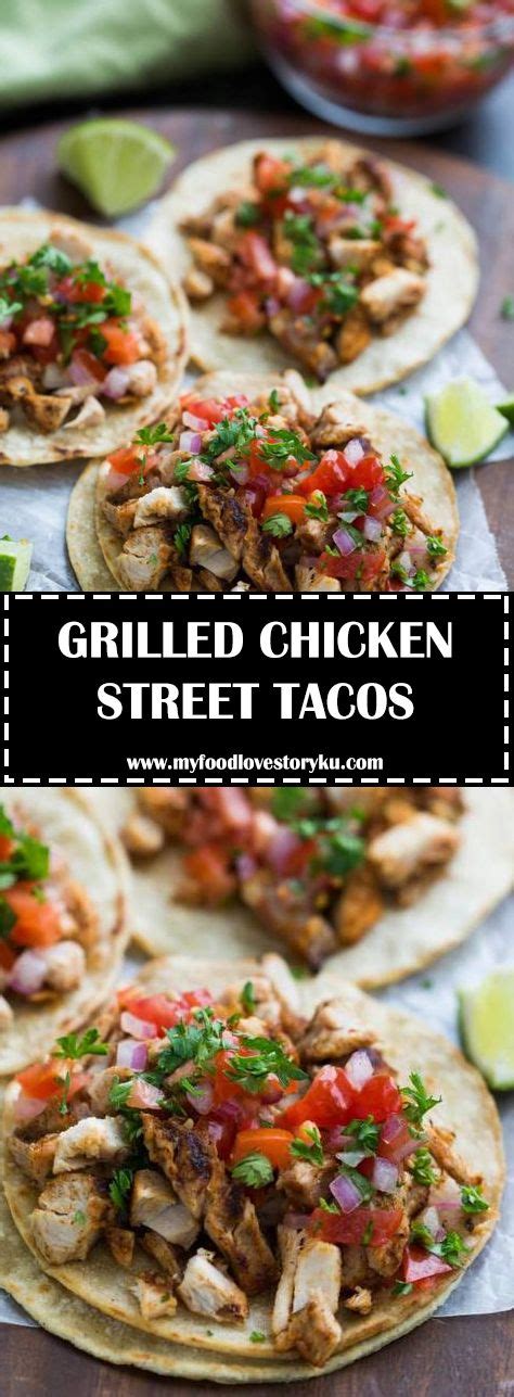 Apr 30, 2020 · grilled steak street tacos are bursting with flavor. GRILLED CHICKEN STREET TACOS (With images) | Grilled ...