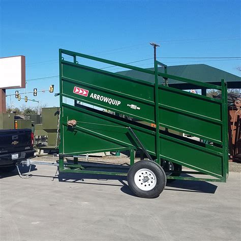 Stationary And Portable Cattle Loading Chute Arrowquip