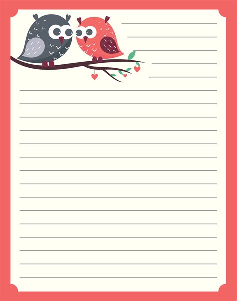 Printable Stationery Paper Customize And Print