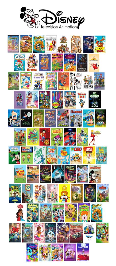 List Of Disney Tv Animation Series By Appleberries22 On Deviantart
