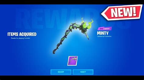 How To GET Minty Pickaxe For FREE🎁 - YouTube