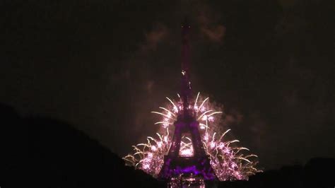 France Thousands Gather In Paris To Watch Eiffel Tower Fireworks For