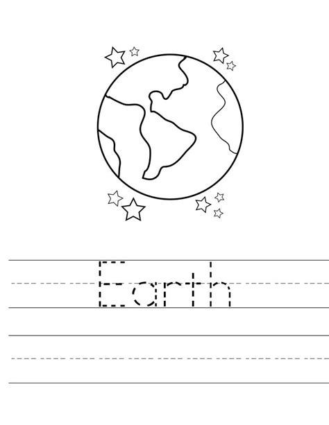 Earth Day Worksheets Best Coloring Pages For Kids Earth Day