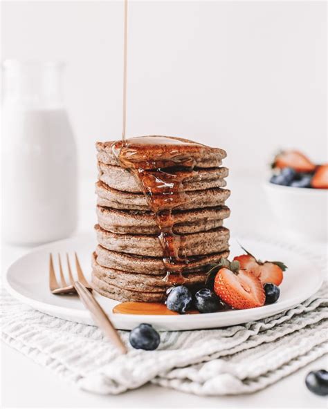 Fluffy Vegan Buckwheat Pancakes Recipes Healthiir