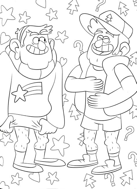 You can use our amazing online tool to color and edit the following gravity falls coloring pages. New super cool Graviry Falls coloring pages - YouLoveIt.com