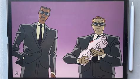 Men In Black Animated Series Time Lapse Drawing YouTube