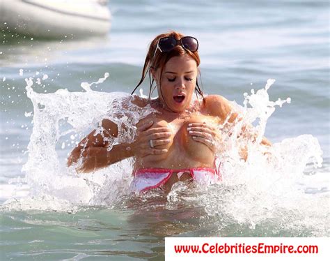 Maria Fowler Oops Topless In A Bikini Beach Pussy