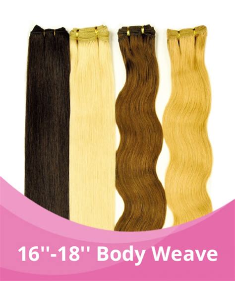 16 18 Gbb Machine Weft Body Weave Hair Extensions 100 Remy Hair Weft Hair Extensions