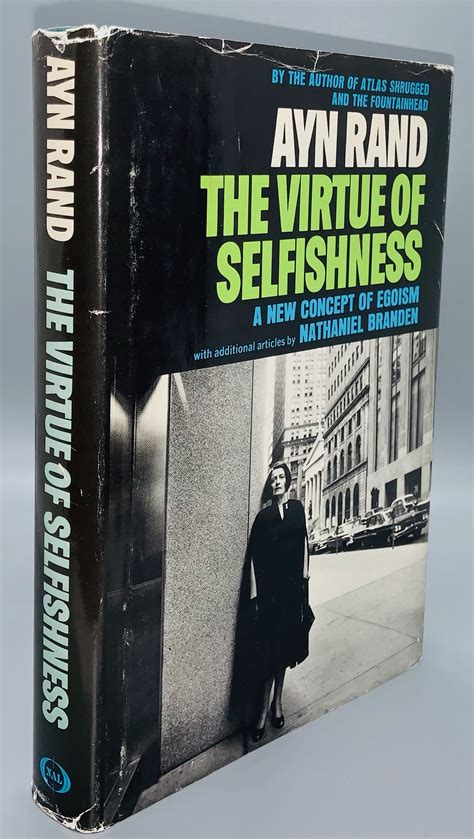 The Virtue Of Selfishness By Ayn Rand Near Fine Hardcover 1964 1st