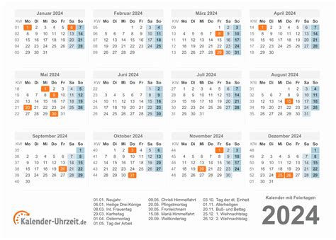Kalender 2024 Zum Ausdrucken Kostenlos