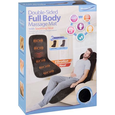 health touch double sided full body massage mat with soothing heat walmart inventory checker