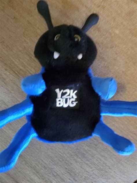 Y2k Bug 1999 Spider Bean Bag Plush Toy Collectible With Tofrom Hang