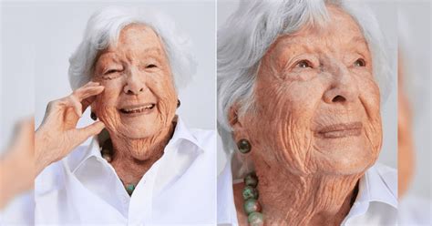 99 year old great grandmother becomes new face of granddaughter s makeup brand a lot of fun