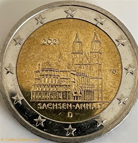 2 Euros Présidence De La Saxe Anhalt Au Bundesrat 2021 F