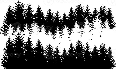 Forest Silhouette Png Illustration 26914952 Png
