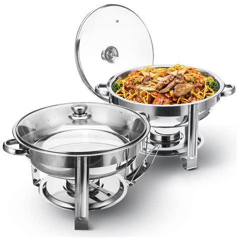 Buy Chafing Dish Set 2 Pack Chafing Dish Buffet Warmer Set Stainless
