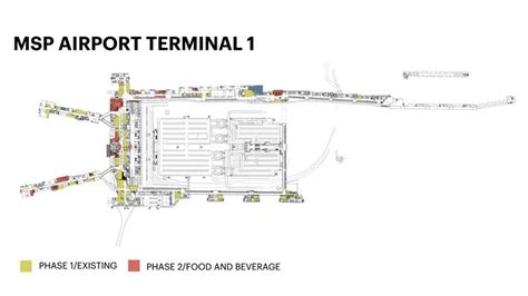 34 Msp Airport Food Map Maps Database Source