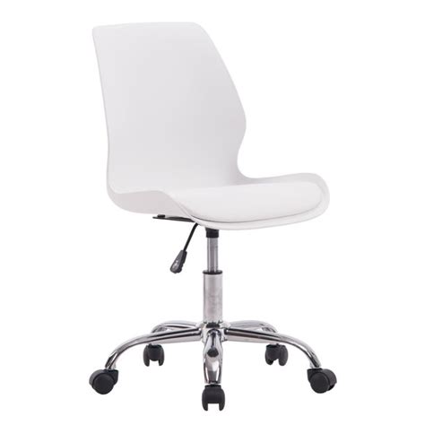 Long days in the office are no problem with the. Porthos Home Adjustable Height Office Desk Chair with Wheels, Easy Assembly, White or Black ...