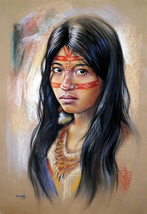 Native American Girl By Csillabold Dc1t9av Fullview — Postimages