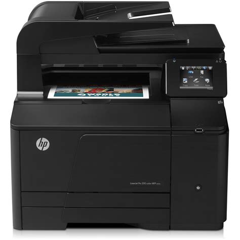 The first page comes at a rate as fast as 9.5 seconds. HP Laserjet Pro 200 Color M276nw A4 Colour Multifunction ...