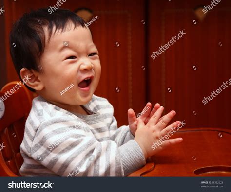Cute Child Clapping Hand Stock Photo 28352623 Shutterstock