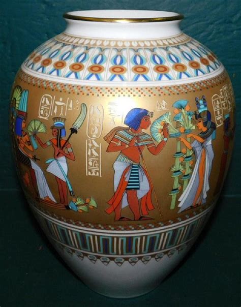 Egyptian Vase By Kaiser Nov 17 2018 Langston Auction Gallery In Nc