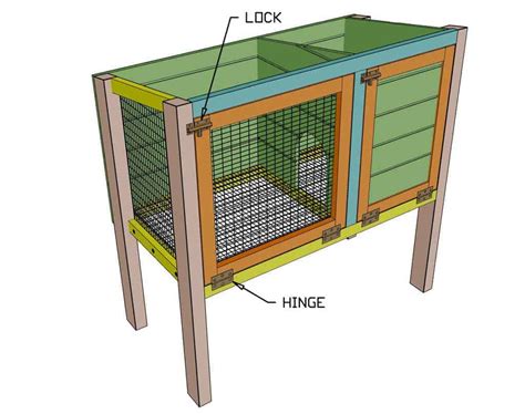 The best enclosure for house rabbits. How to Build a DIY Rabbit Hutch for Indoor and Outdoor ...