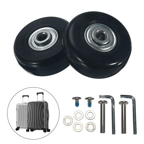 2 Sets Luggage Suitcase Replacement Wheels Suitcase Repair Od 45mm