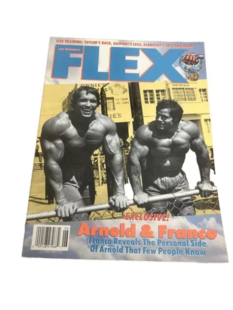 Flex June 1992 Vol10 4 Arnold Schwarzenegger Franco Columbu Cover