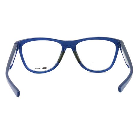 Oakley Grounded Frosted Navy Eyeglasses Ox8070 05 Demo Lens 53 17 136 Ebay