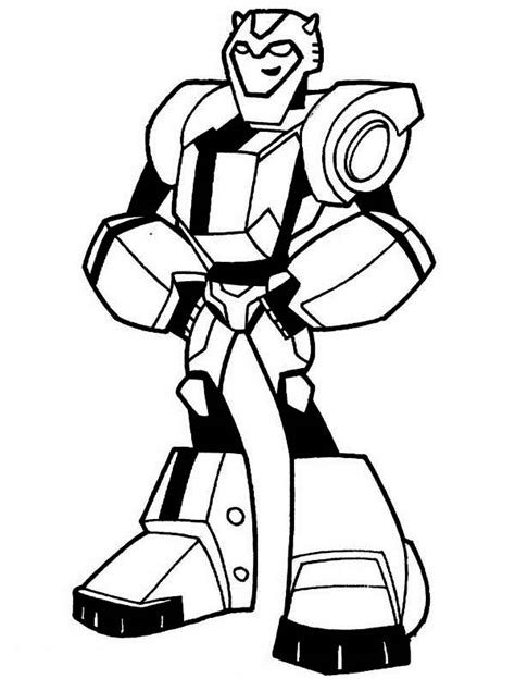 Bumblebee Transformer Coloring Page Transformers Printable