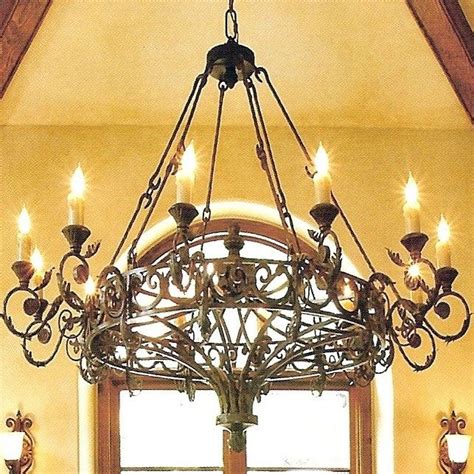 Wrought Iron Chandeliers Rustic Hand Forged Custom Light Fixtures