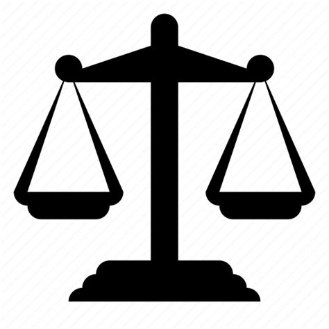 Judgement Justice Law Order Scale Icon