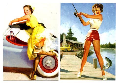 Pinup Old Hollywood Vintage Style Retro Postcards Lot Collector