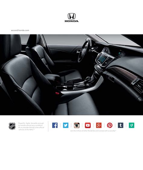 2016 Honda Accord Brochure