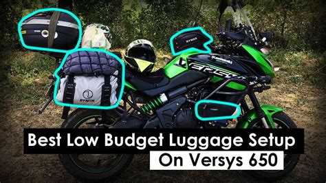 Best Low Budget Luggage Setup For Long Ride On Versys 650 Youtube