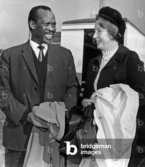 Image Of Seretse Khama First President Of Botswana With His Wife Ruth