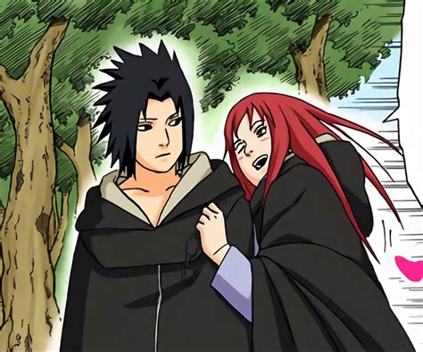 Sasuke And Karin Manga Color Sasuke Naruto Art Naruto Shippuden Sasuke