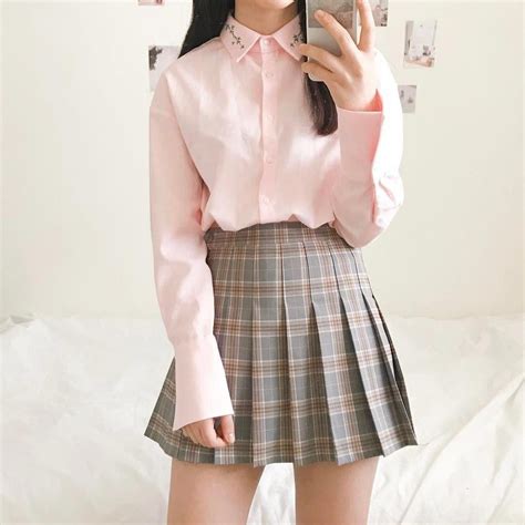 This Looks Awesome Workkoreanfashion Kawaii Fashion Outfits Korean Skirt Outfits Korean