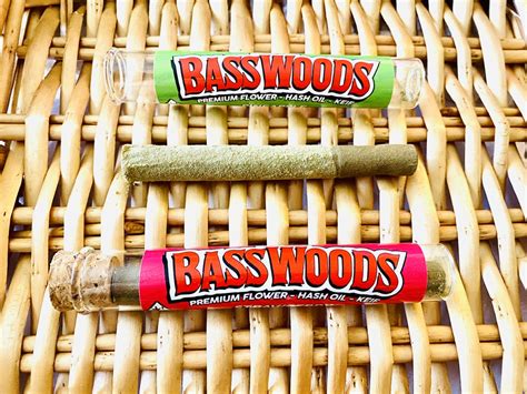 BASSWOODS Authentic Backwoods With Over Grams Of Premium Flower In Each Blunt COVERED IN HASH