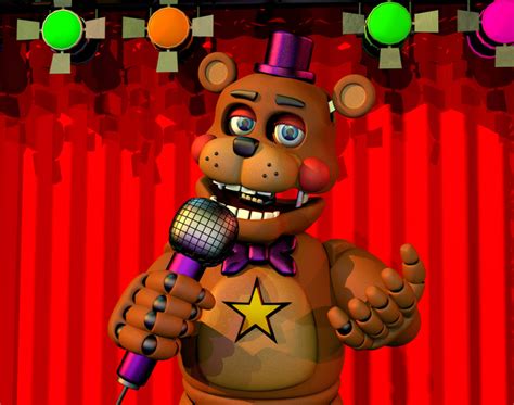 Rockstar Freddy By Circustom On Deviantart Fnaf Freddy Afton Five